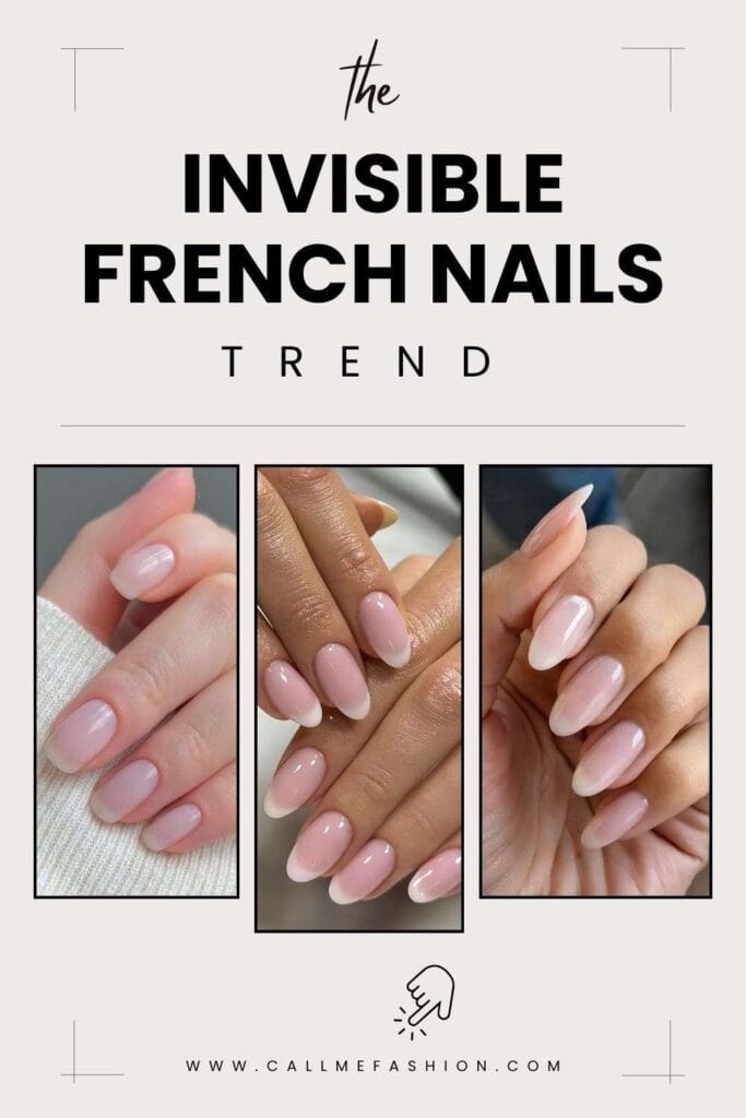 Invisible French manicure Pinterest