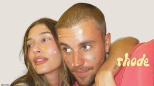 Hailey and Justin Bieber and rhode beauty collaboration