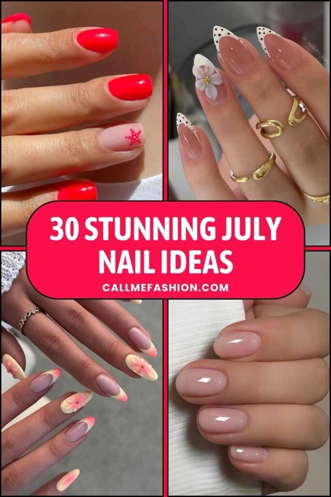 July nails Pinterest 