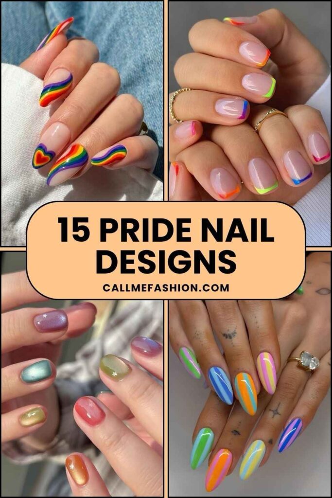 Pride nails Pinterest