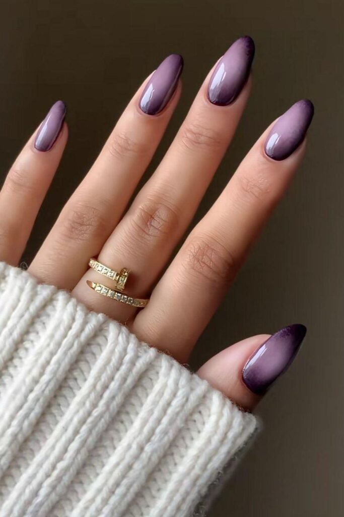 Dark purple aura mani
