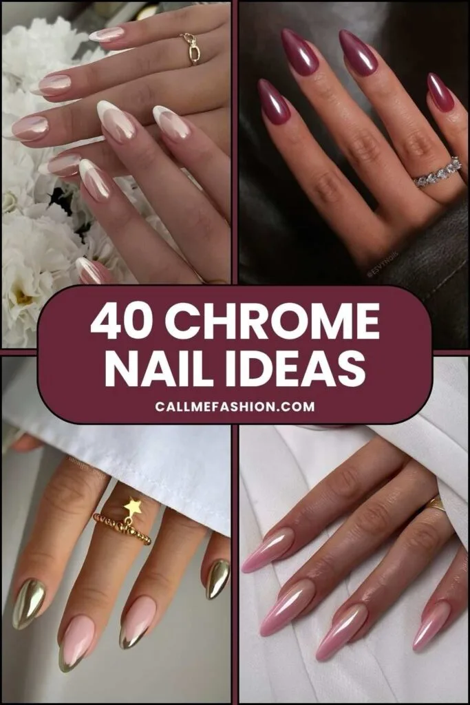 Chrome nails Pinterest