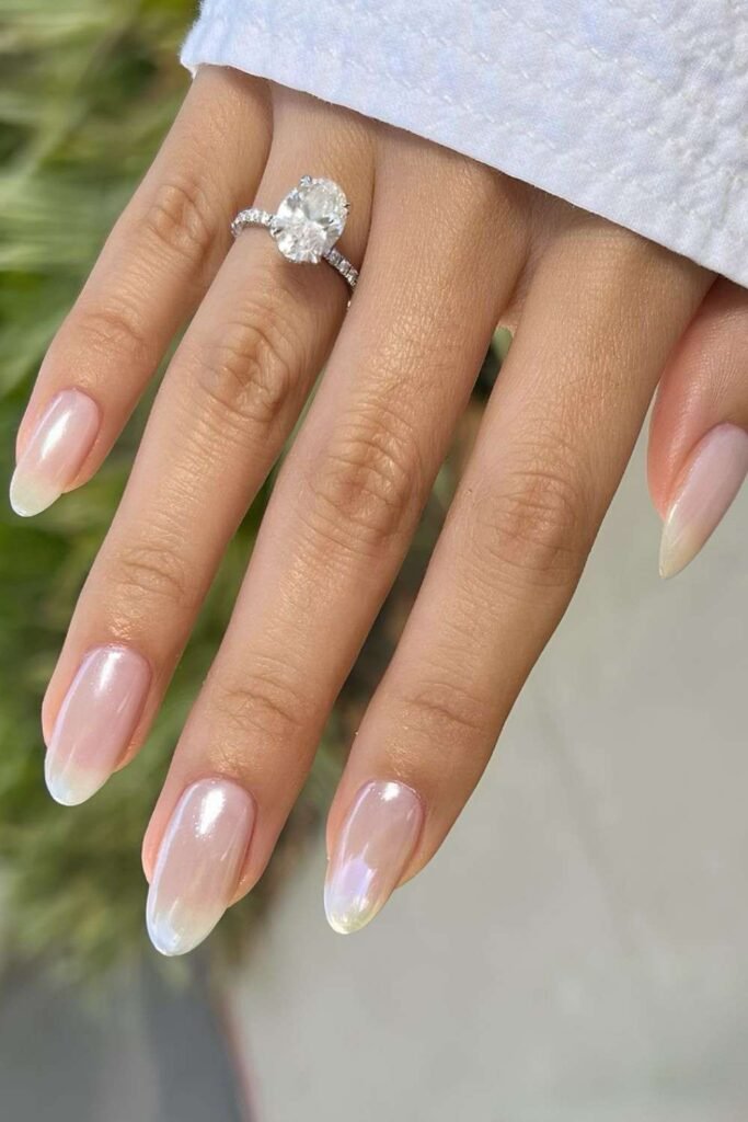 Glazed donut nails
