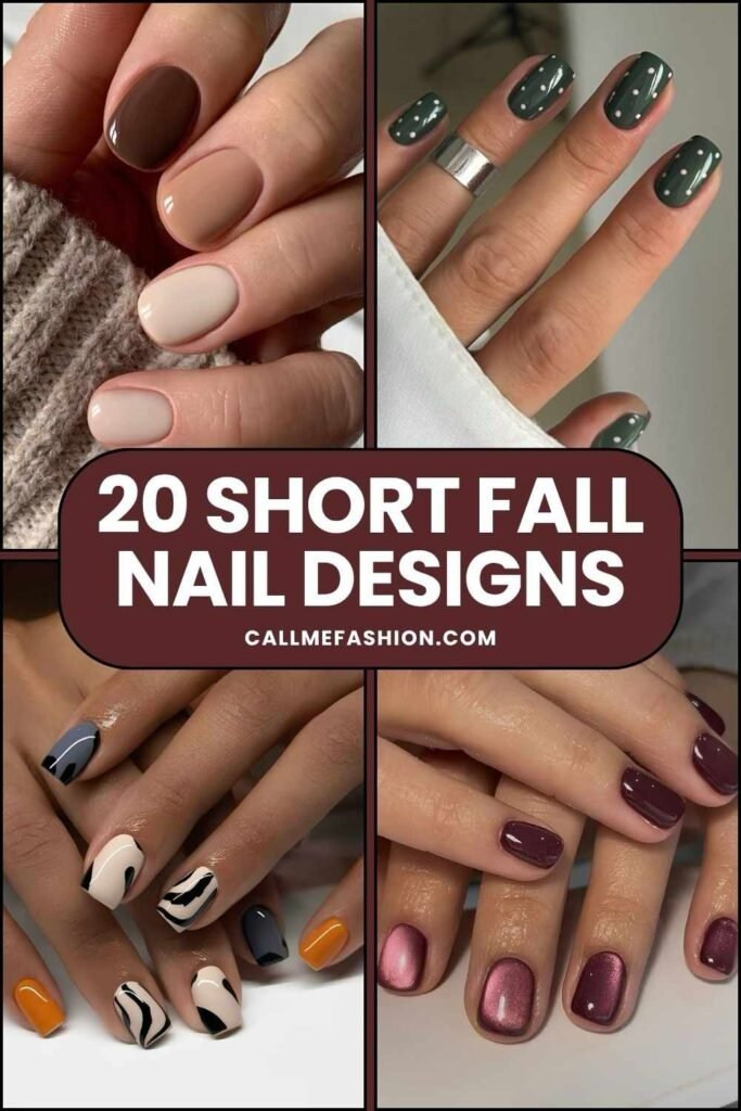 Short fall nails Pinterest